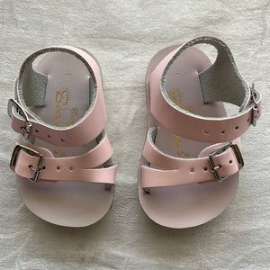 **SOLD Pink see-wees size 1 baby sandals